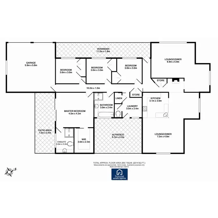 Floorplan of Homely house listing, 123 Kuhls Road, Highfields QLD 4352