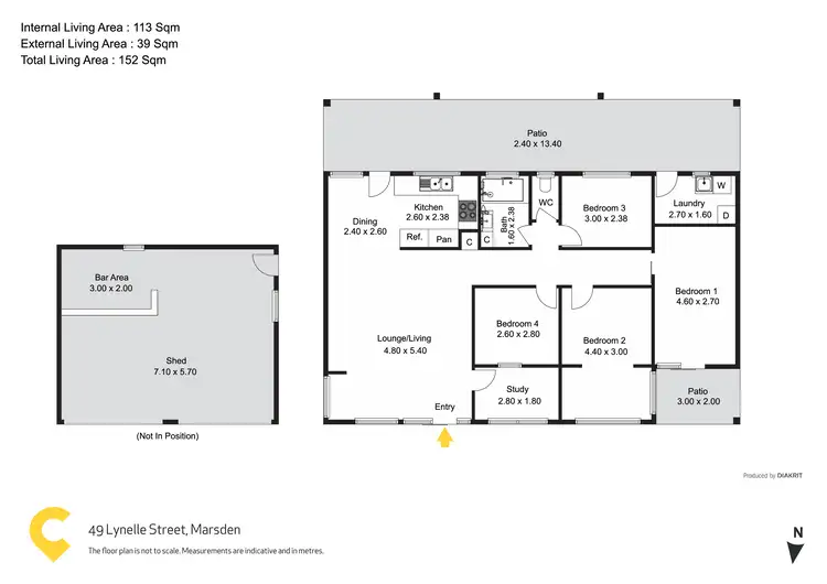 Floorplan of Homely house listing, 49 Lynelle Street, Marsden QLD 4132