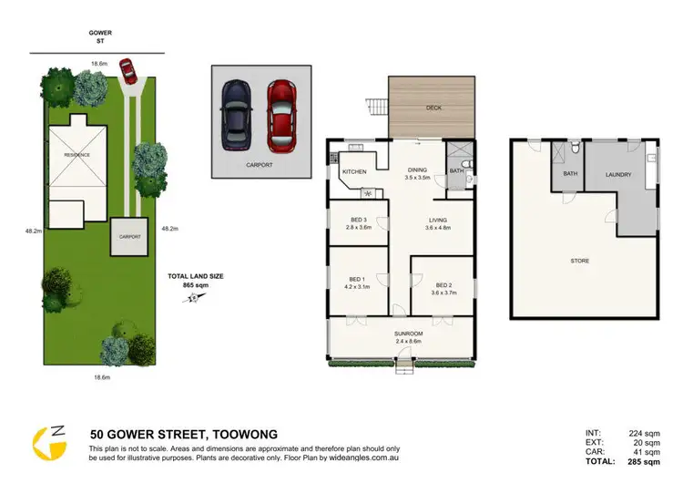Floorplan of Homely house listing, 50 Gower Street, Toowong QLD 4066