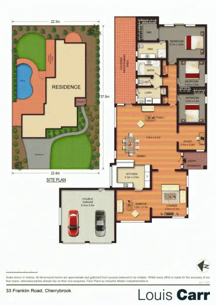 Floorplan of Homely house listing, 33 Franklin Road, Cherrybrook NSW 2126