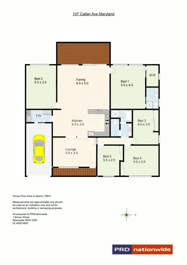 Floorplan of Homely house listing, 107 Callan Avenue, Maryland NSW 2287