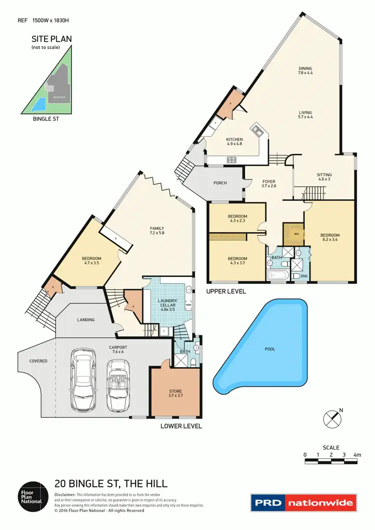 Floorplan of Homely house listing, 20 Bingle Street, The Hill NSW 2300