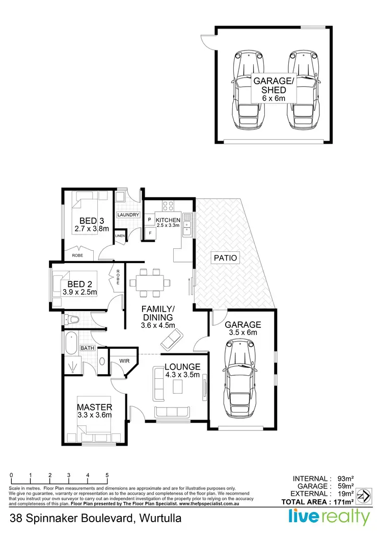 Floorplan of Homely house listing, 38 Spinnaker Boulevard, Wurtulla QLD 4575