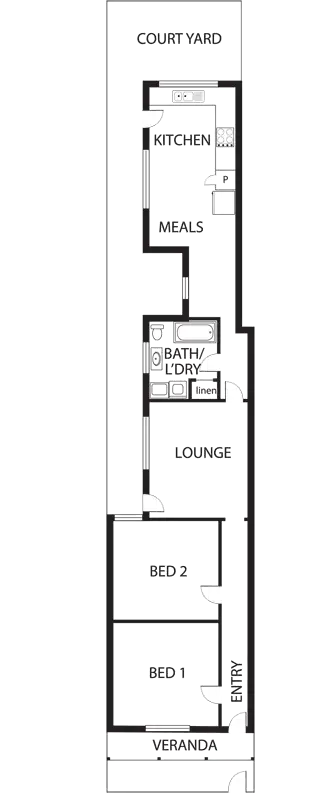 Floorplan of Homely house listing, 162 Stewart St, Brunswick VIC 3056