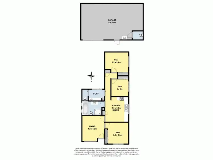 Floorplan of Homely house listing, 6 Irrewillipe Road, Elliminyt VIC 3250