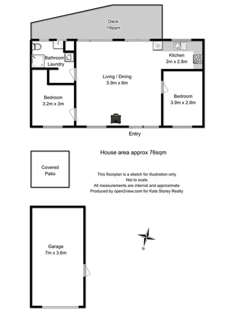 Floorplan of Homely house listing, 59 Linden Road, Primrose Sands TAS 7173