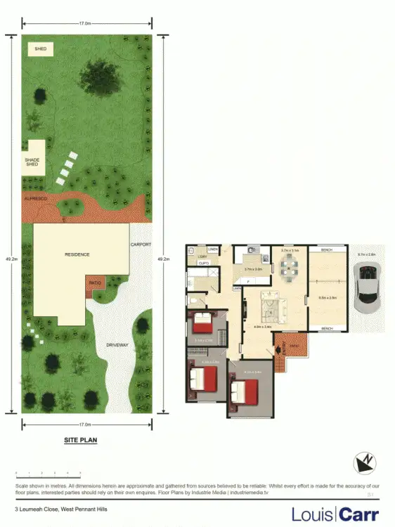 Floorplan of Homely house listing, 3 Leumeah Close, West Pennant Hills NSW 2125