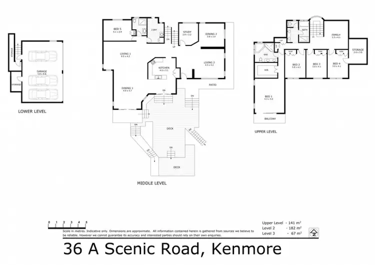 Floorplan of Homely house listing, 36a Scenic Road, Kenmore QLD 4069