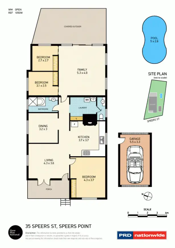 Floorplan of Homely house listing, 35 Speers Street, Speers Point NSW 2284