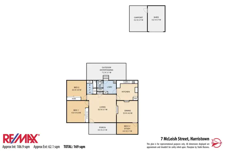 Floorplan of Homely house listing, 7 McLeish Street, Harristown QLD 4350