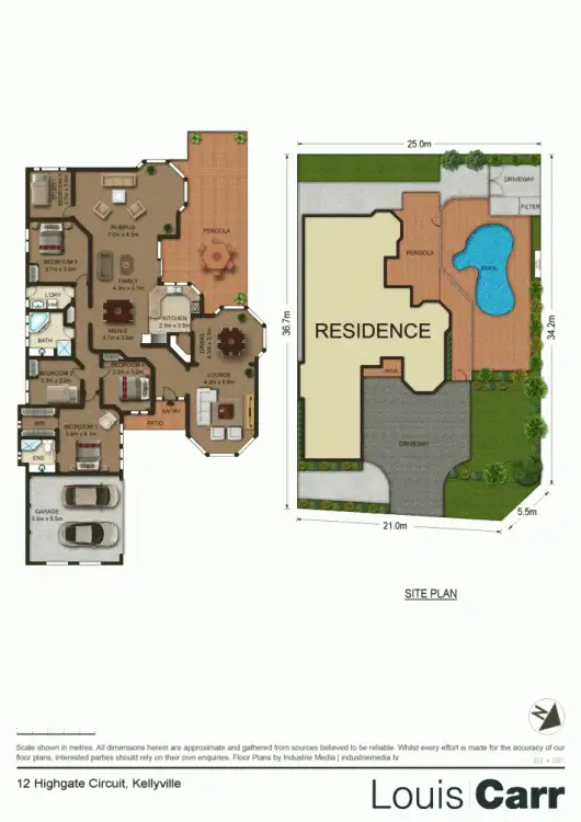 Floorplan of Homely house listing, 12 Highgate Circuit, Kellyville NSW 2155