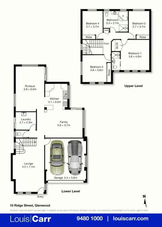 Floorplan of Homely house listing, 10 Ridge Street, Glenwood NSW 2768