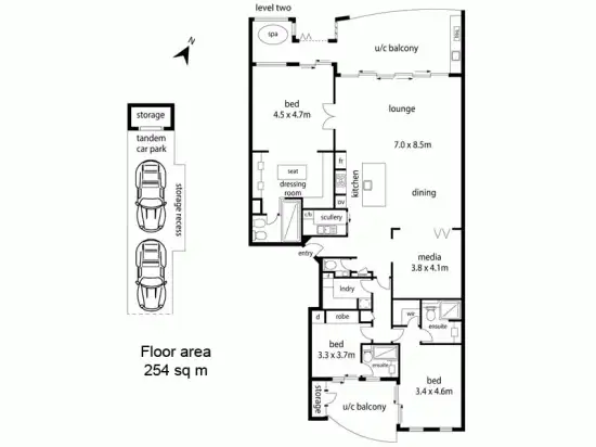 Floorplan of Homely apartment listing, 6/6 Serenity Close, Noosa Heads QLD 4567