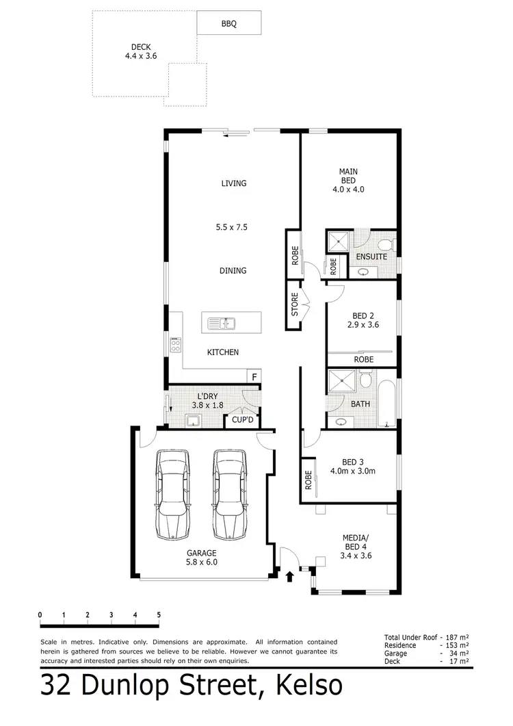 Floorplan of Homely house listing, 32 Dunlop Street, Kelso QLD 4815