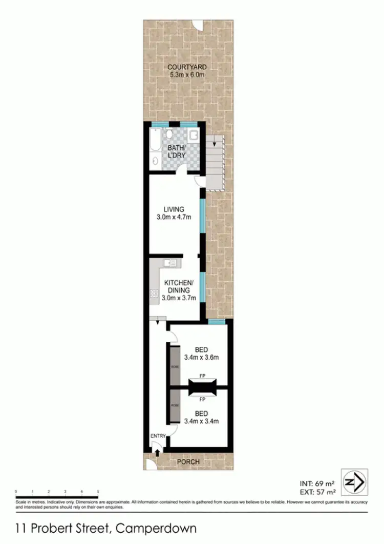 Floorplan of Homely house listing, 11 Probert Street, Camperdown NSW 2050