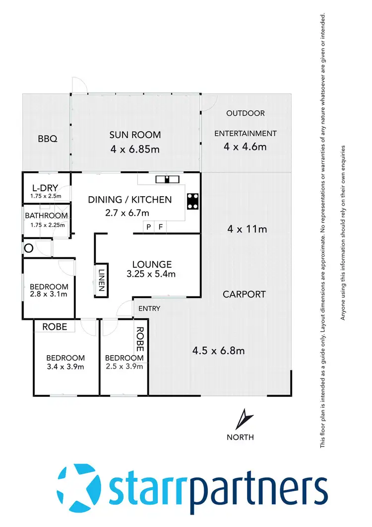 Floorplan of Homely house listing, 20 Calida Crescent, Hassall Grove NSW 2761