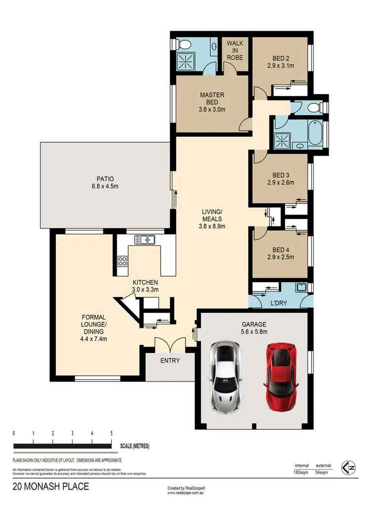 Floorplan of Homely house listing, 20 Monash Place, Ferny Grove QLD 4055