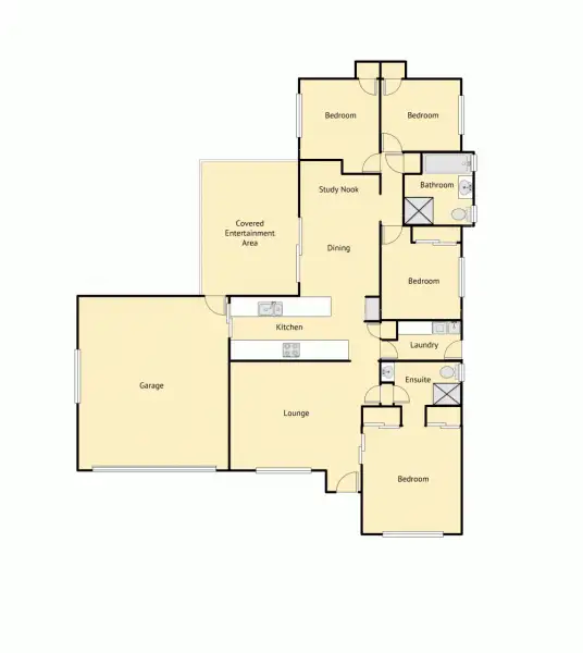 Floorplan of Homely house listing, 1 Chalk Close, Gympie QLD 4570