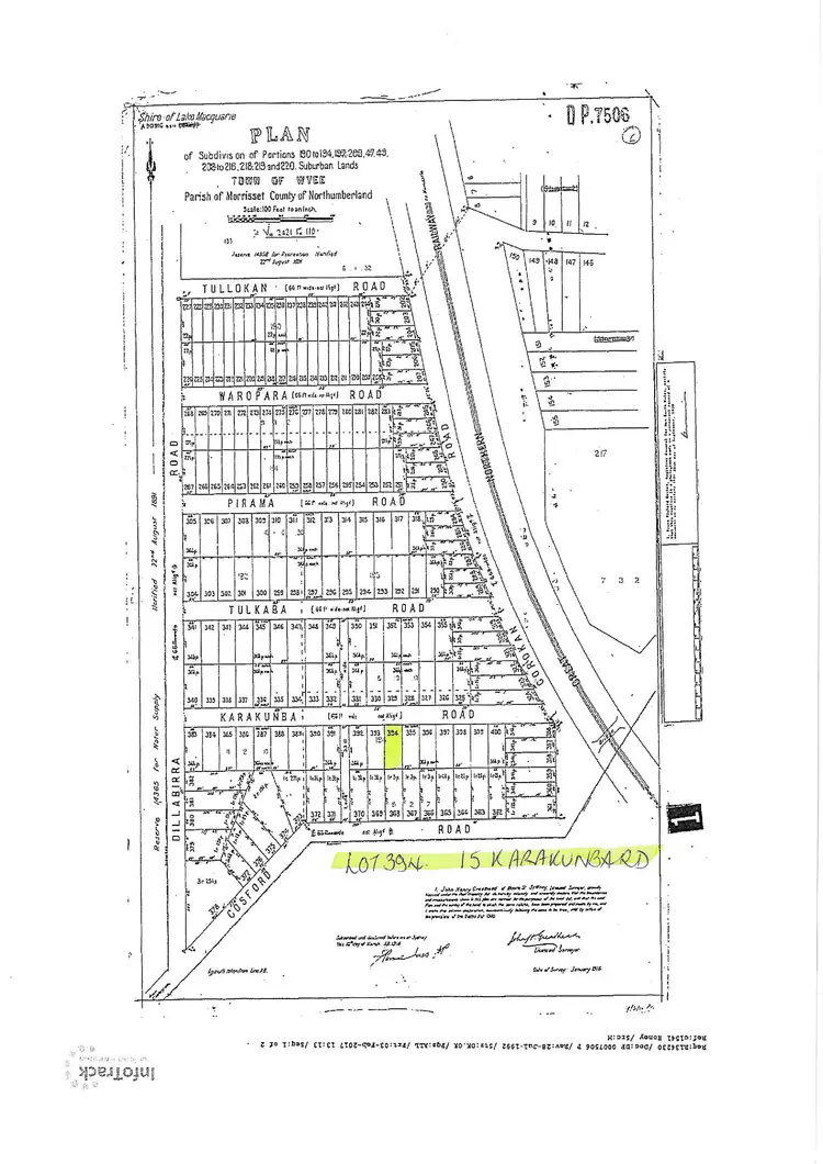 Floorplan of Homely land listing, 15 Karakunba Road, Wyee NSW 2259