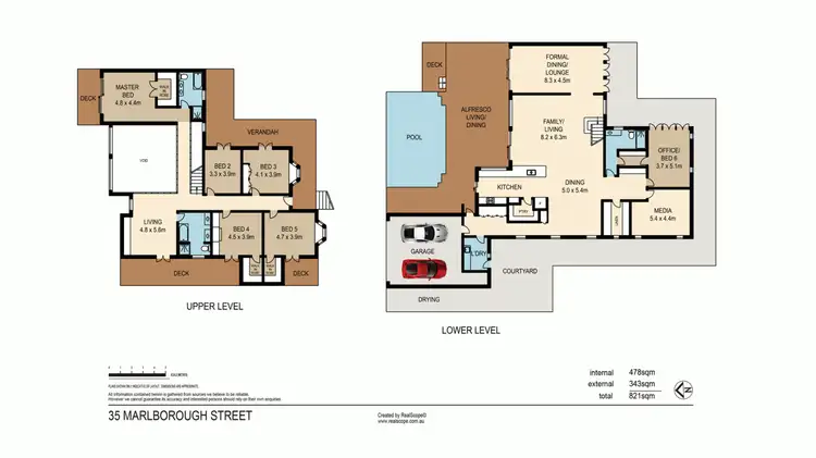 Floorplan of Homely house listing, 35 Marlborough St, Sherwood QLD 4075