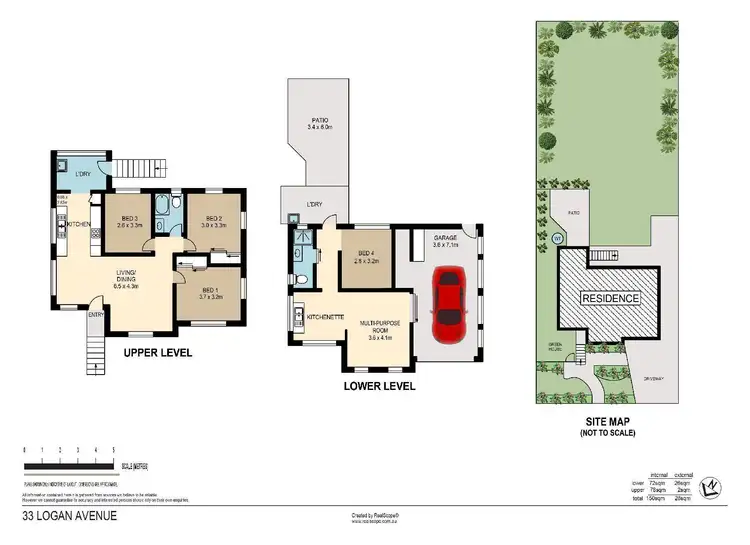 Floorplan of Homely house listing, 33 Logan Avenue, Oxley QLD 4075