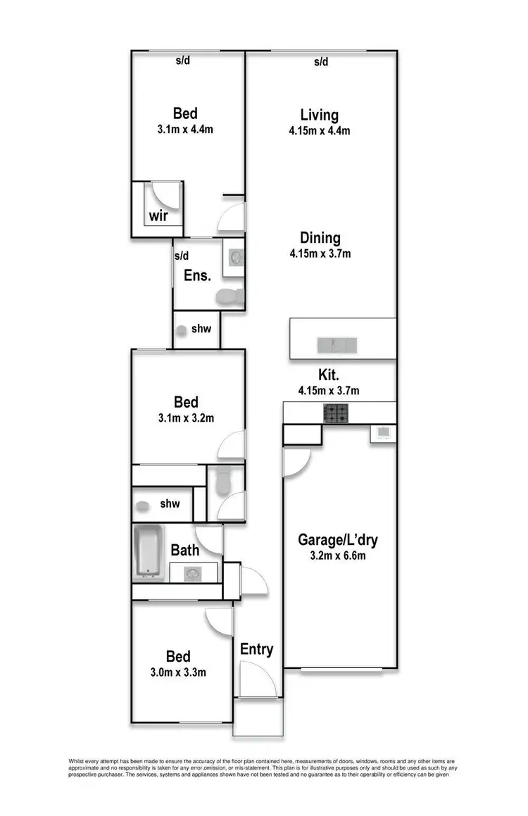Floorplan of Homely house listing, 48 Amber Drive, Caloundra West QLD 4551
