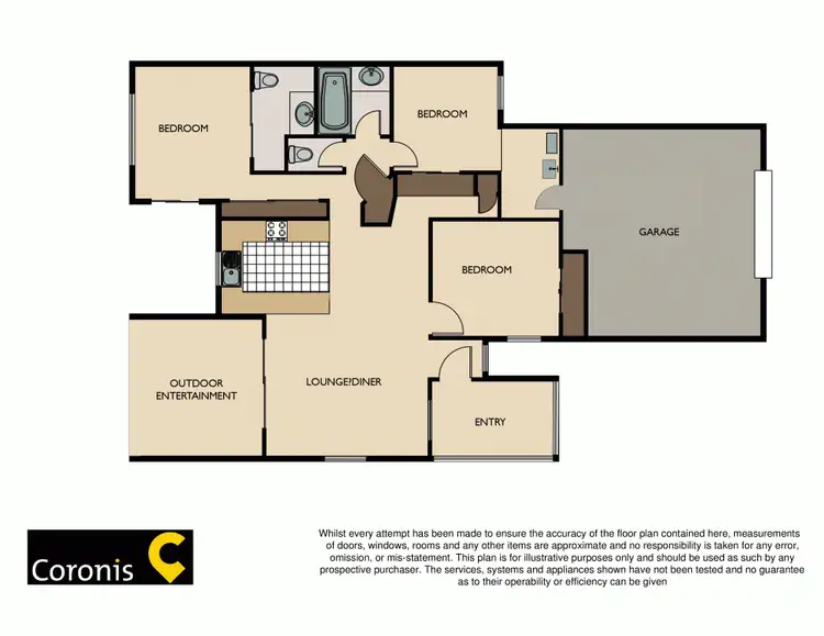 Floorplan of Homely townhouse listing, 11/1 Lakehead Drive, Sippy Downs QLD 4556