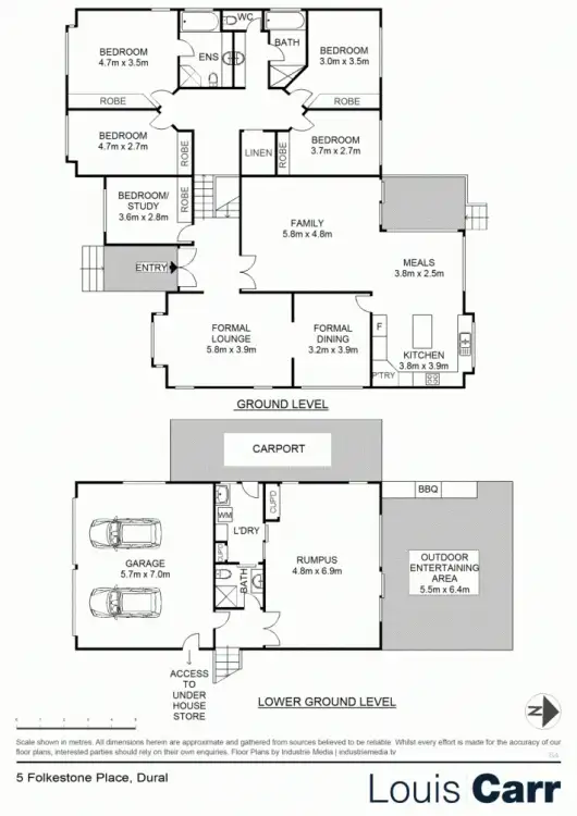 Floorplan of Homely house listing, 5 Folkestone Place, Dural NSW 2158