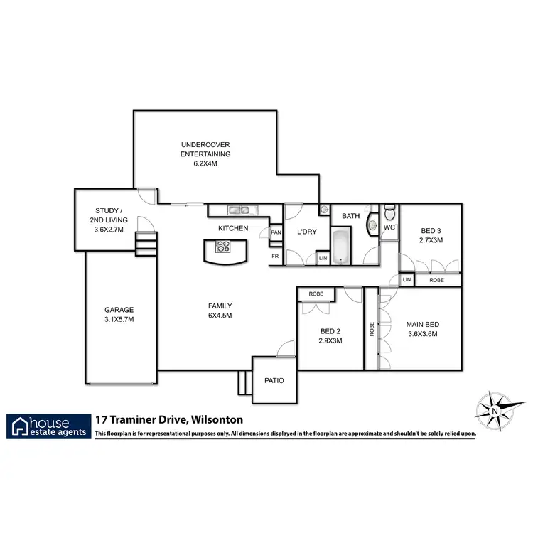 Floorplan of Homely house listing, 17 Traminer Drive, Wilsonton Heights QLD 4350