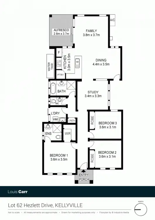 Floorplan of Homely house listing, Lot 62 Hezlett Road, Kellyville NSW 2155