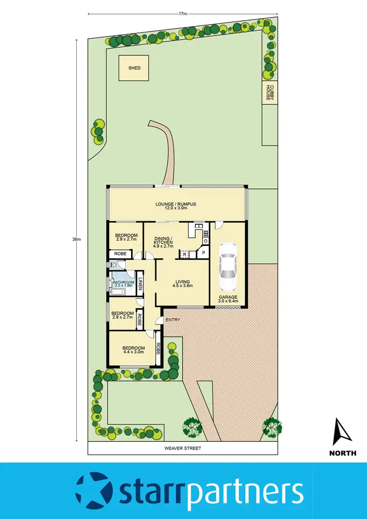 Floorplan of Homely house listing, 54 Weaver Street, Erskine Park NSW 2759