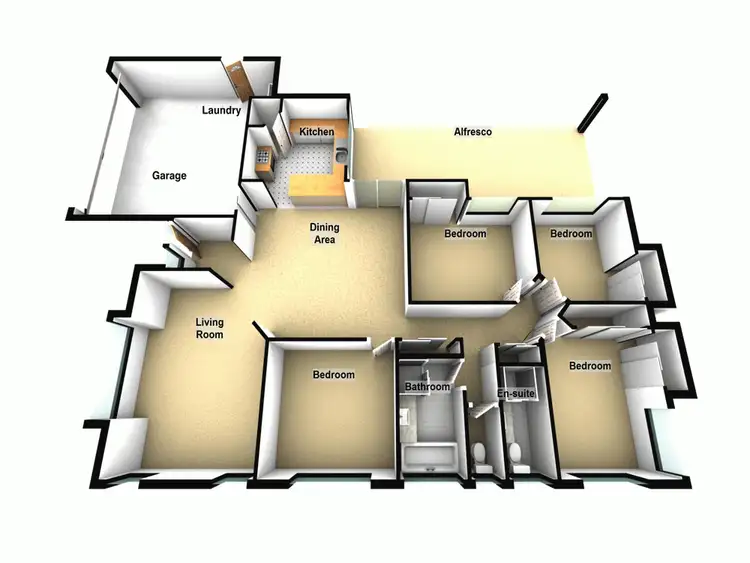 Floorplan of Homely house listing, 1 Juniper Court, Narangba QLD 4504