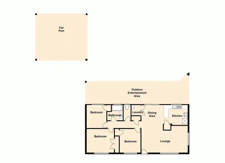 Floorplan of Homely house listing, 106 Leonie Street, Deception Bay QLD 4508
