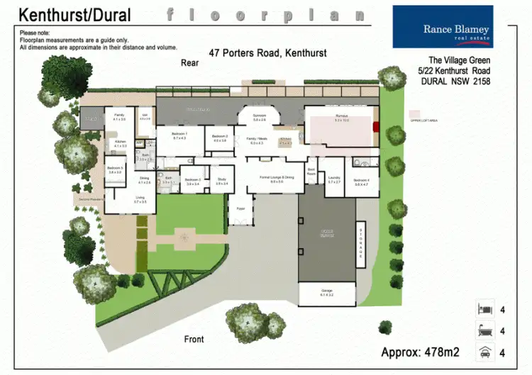 Floorplan of Homely house listing, 47 Porters Road, Kenthurst NSW 2156