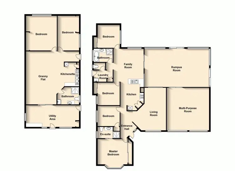 Floorplan of Homely rural property listing, 341-347 Bushman Drive, Jimboomba QLD 4280