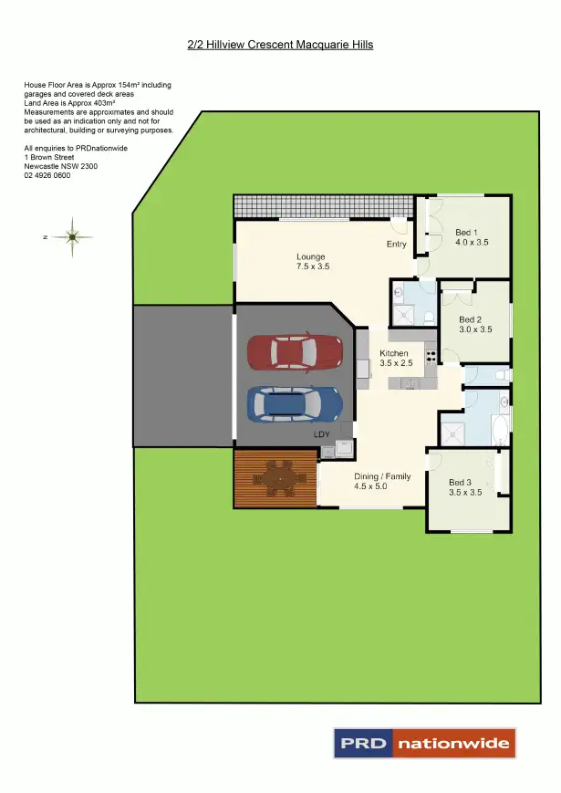 Floorplan of Homely house listing, 2/2 Hillview Crescent, Macquarie Hills NSW 2285