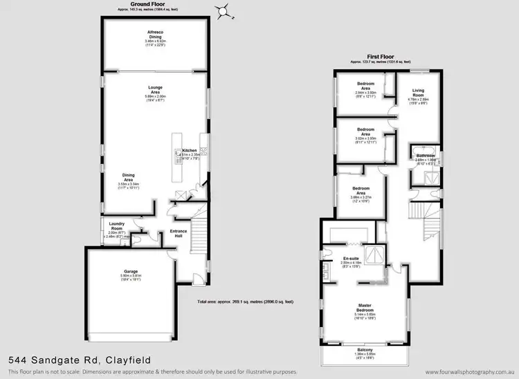 Floorplan of Homely house listing, 544 Sandgate Road, Clayfield QLD 4011