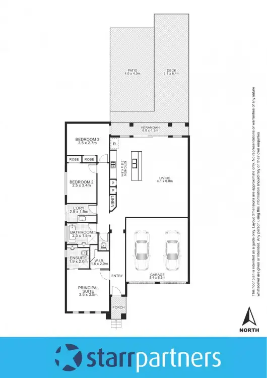 Floorplan of Homely house listing, 4 Ferdinand Crescent, Ropes Crossing NSW 2760