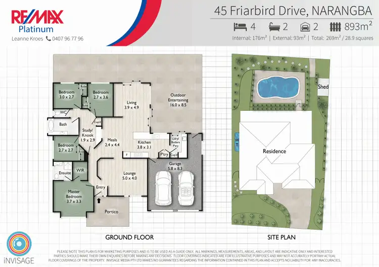 Floorplan of Homely house listing, 45 Friarbird Drive, Narangba QLD 4504