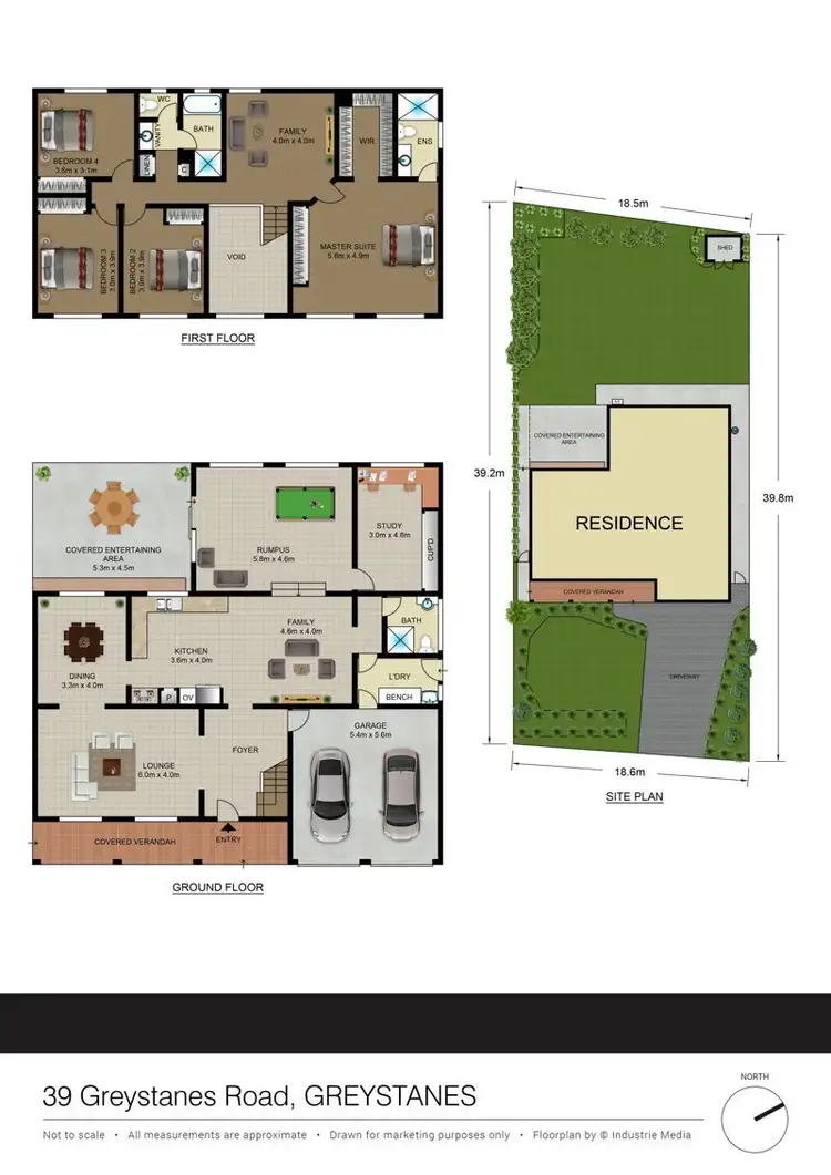 Floorplan of Homely house listing, 39 Greystanes Road, Greystanes NSW 2145