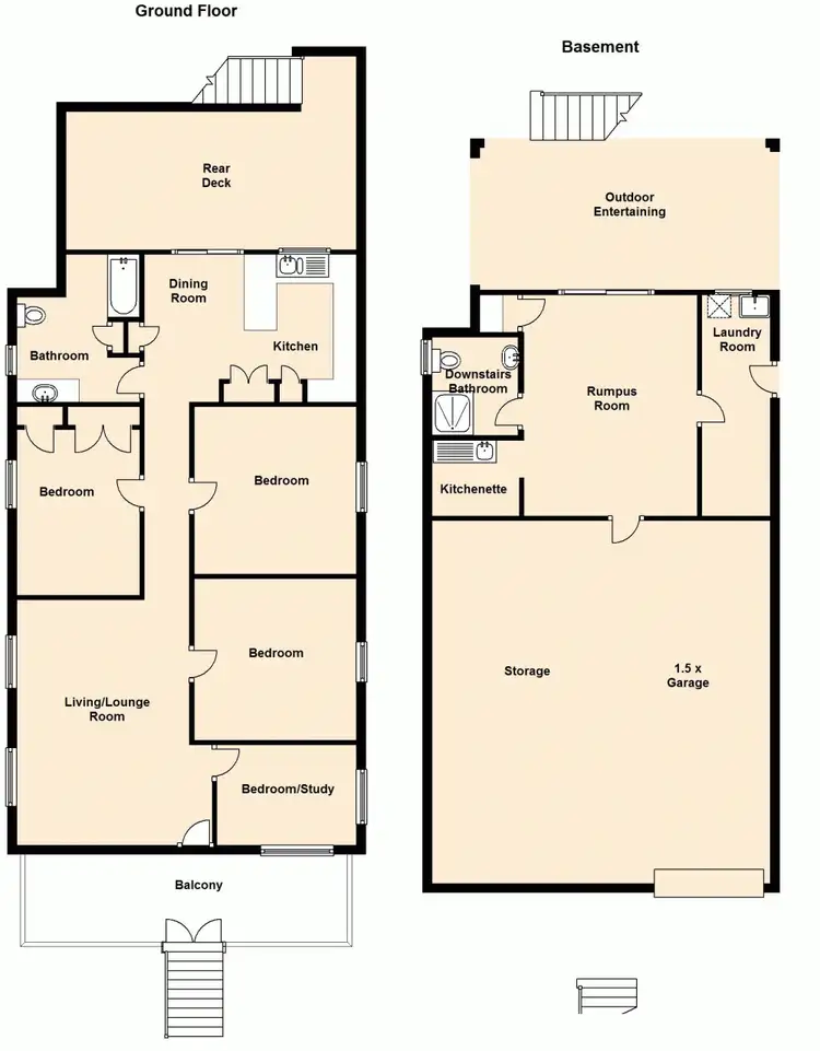 Floorplan of Homely house listing, 33a Smith Street, Deagon QLD 4017