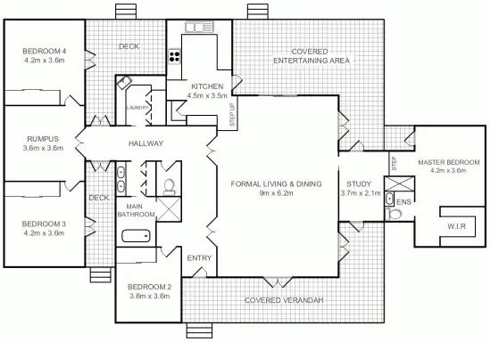 Floorplan of Homely rural property listing, 14 Cusack Place, Yass NSW 2582