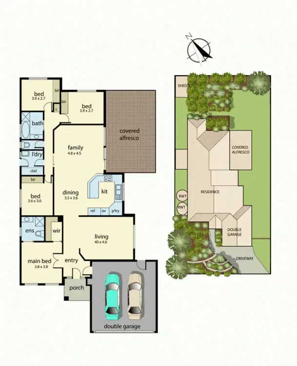 Floorplan of Homely house listing, 9 Longwood Drive, Mornington VIC 3931