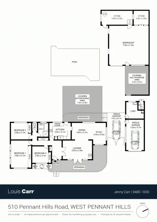 Floorplan of Homely house listing, 510 Pennant Hills Road, West Pennant Hills NSW 2125