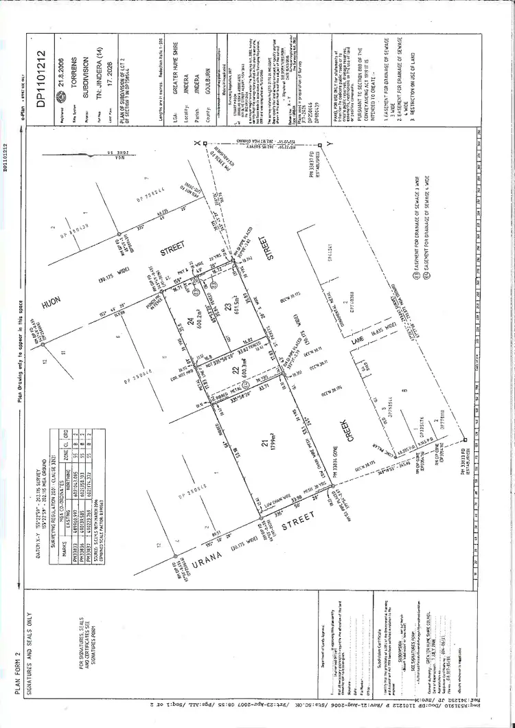 Floorplan of Homely land listing, Lot 22 Creek St, Jindera NSW 2642