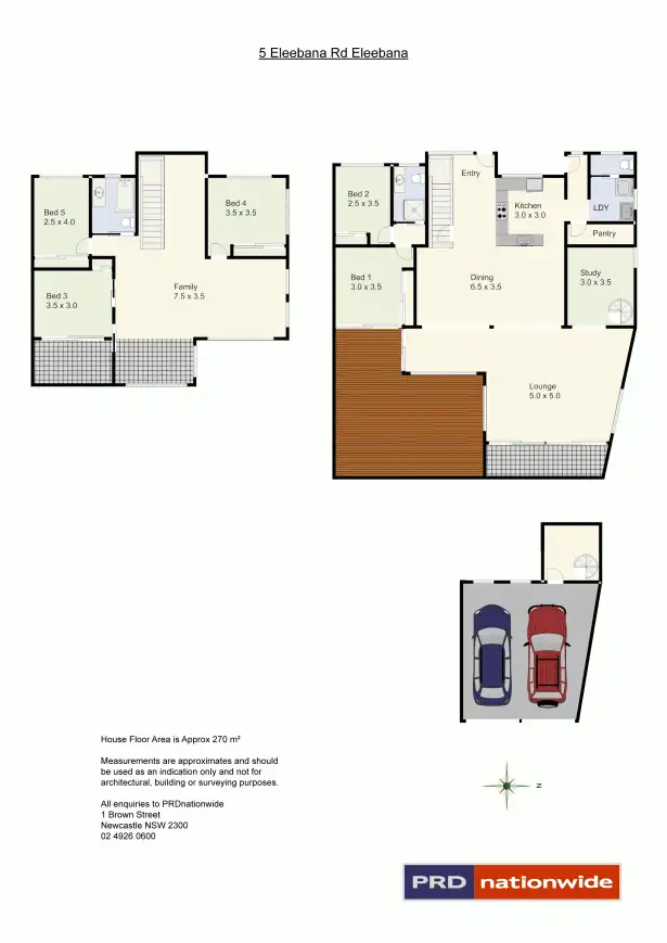 Floorplan of Homely house listing, 5 Eleebana Road, Eleebana NSW 2282
