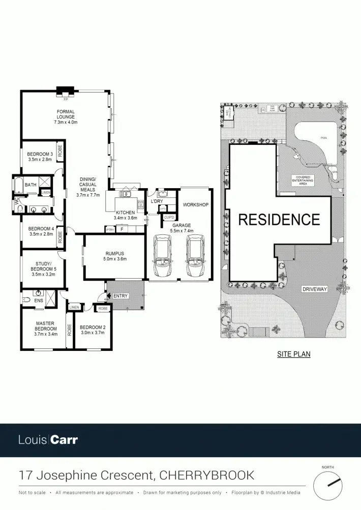 Floorplan of Homely house listing, 17 Josephine Crescent, Cherrybrook NSW 2126