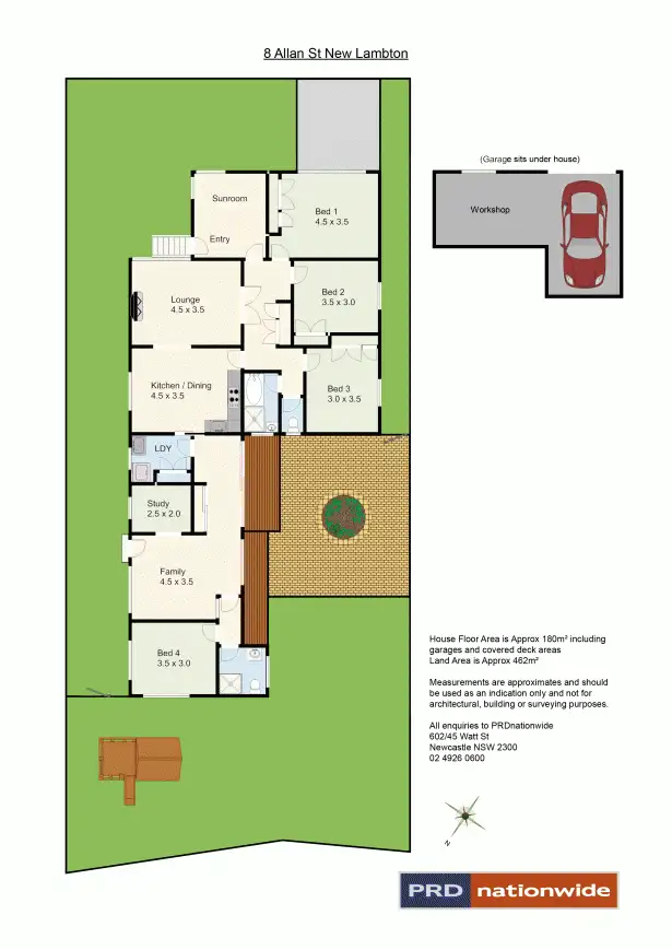 Floorplan of Homely house listing, 8 Allan Street, New Lambton NSW 2305