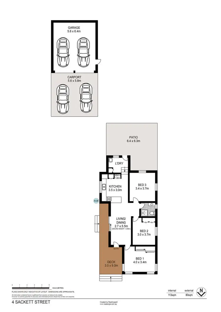 Floorplan of Homely house listing, 4 Sackett Street, Brighton QLD 4017