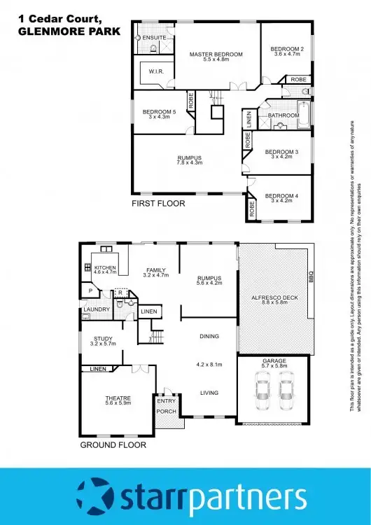 Floorplan of Homely house listing, 1 Cedar Court, Glenmore Park NSW 2745